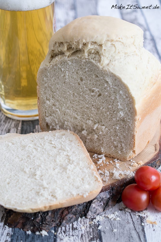 Wuerziges Bierbrot Brotbackautomat Rezept BBA schnell und einfach Brot selber machen