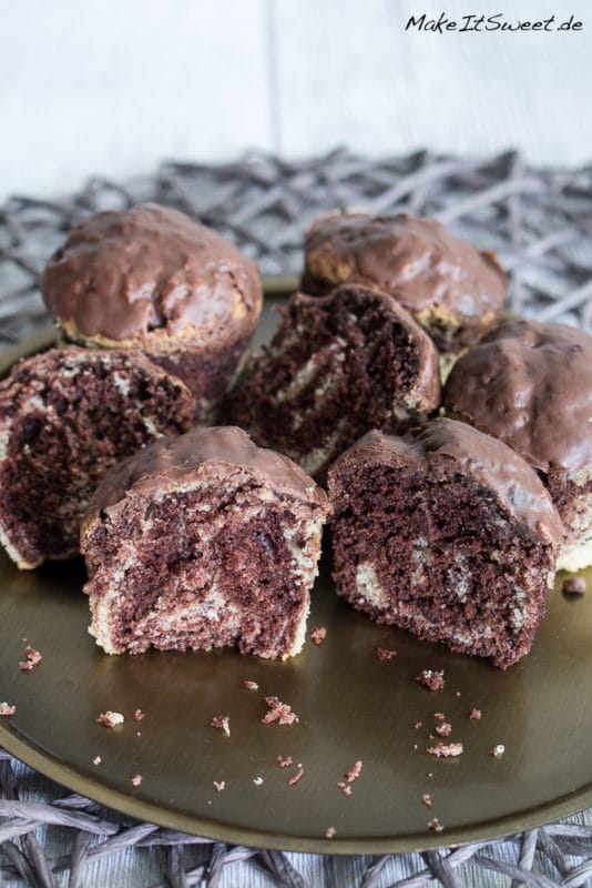 Mamorkuchen Muffin Rezept Schokolade Muffinrezept einfach