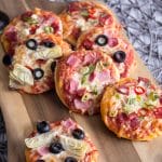 Mini Pizza selber machen - selbstgemachte mini Pizza Fingerfood einfach haeppchen