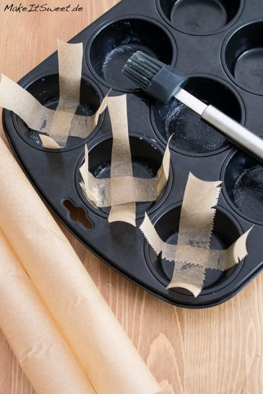 Muffinform Backpapier auslegen Tipp Anleitung zuschneiden Tipps und Tricks