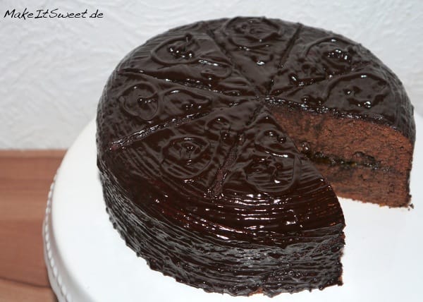 Sachertorte-Schokoladenkuchen-Rezept