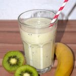 Bananen-Milchshake mit Kiwi - Kiwi Bananen Milchshake Rezept