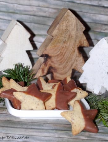 Schoko-Mandel-Plätzchen - Schokolade Mandelplaetzchen Rezept Weihnachten Christmas