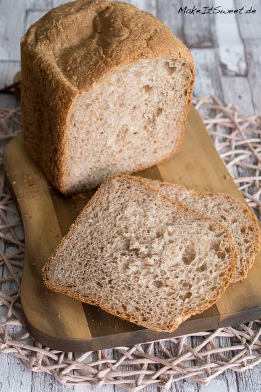 Einfaches Joghurtbrot mit Kleie Brotbackautomat 1 Joghurt-Kleie-Brot Brotbackautomat Rezept