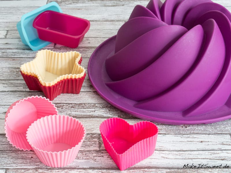 50 Tipps zum Backen - Tipps Silikonbackformen Gugelhupf Stern Herz