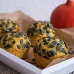 Süße Kürbis Muffins mit Zimt - Kuerbis Muffin suess mit Zimt Rezept