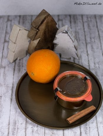 Marmelade mit Orange und Spekultius - Orange Spekulatius Marmelade Rezept Weihnachten Geschenk aus der Kueche