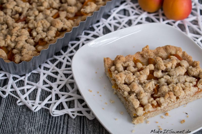 Tarte mit Aprikosen Streuseln Zimt Rezept