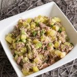 Kartoffel-Thunfisch-Salat mit Avocado - Kartoffel Thunfisch Salat Rezept Avocado Limette Sesam