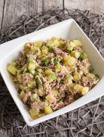 Kartoffel-Thunfisch-Salat mit Avocado - Kartoffel Thunfisch Salat Rezept Avocado Limette Sesam