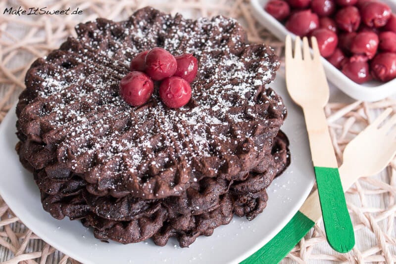 Einfache Schokowaffeln 2 Einfache Schokowaffeln Rezept