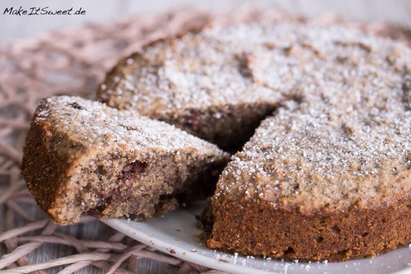 Einfacher Schoko-Nusskuchen ohne Mehl