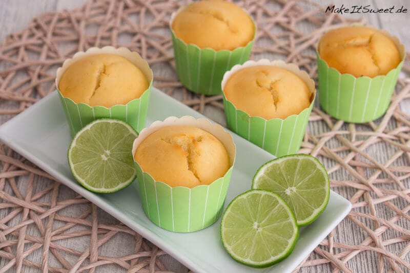 Limetten Muffins mit Joghurt 3 Limetten Muffins mit Joghurt - Limetten Joghurt Muffins Rezept einfach schnell 3