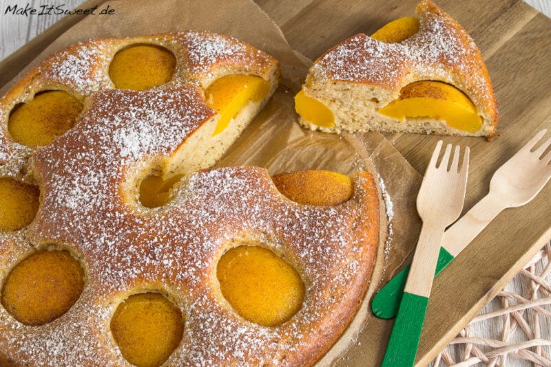 Einfacher Pfirsichkuchen mit Skyr 3 Einfacher Pfirsichkuchen mit Skyr - Pfirsichkuchen mit Skyr Rezept Haselnuss einfach