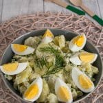 Einfacher Kartoffelsalat mit Eiern und Dill - Kartoffelsalat Dill Ei Rezept einfach schnell Salat