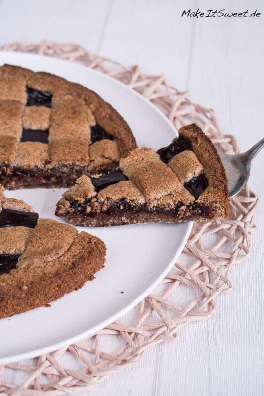 Einfaches Linzer Torte Rezept 1 Einfache Linzer Torte Rezept mit Pflaumenmus